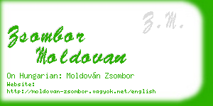 zsombor moldovan business card